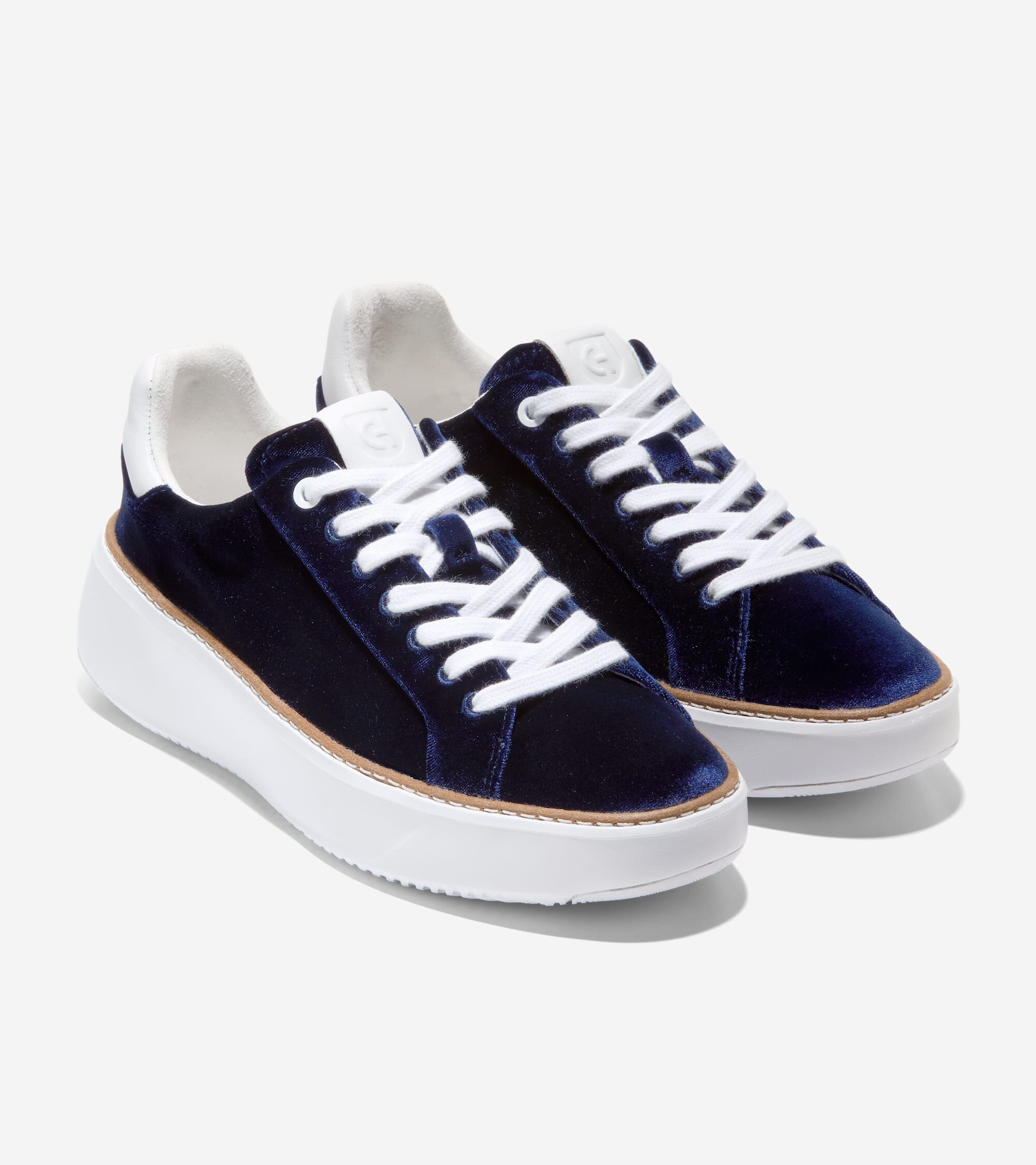 Cole haan velvet sneakers new arrivals